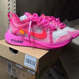 2018 Off-White x Zoom Fly SP 'Tulip Pink'